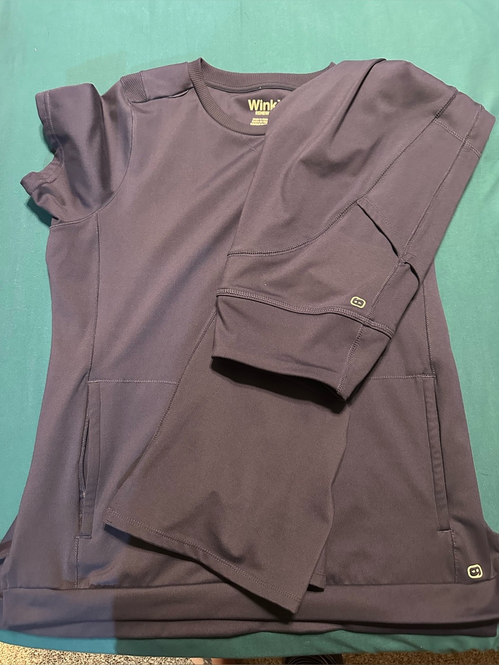 Wink Women’s Navy Blue scrub set size medium